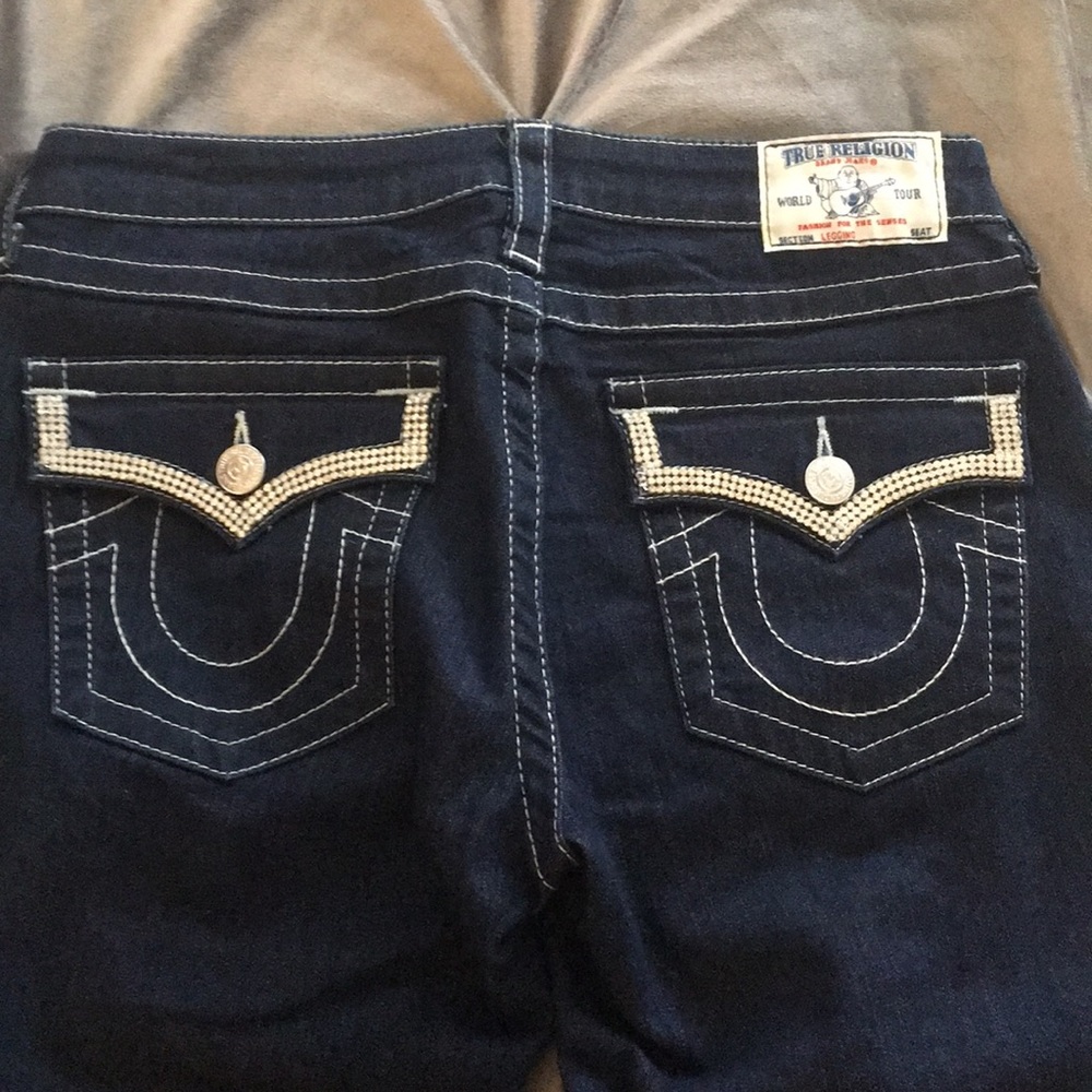 True Religion jeans like new Rare sparkling bling!